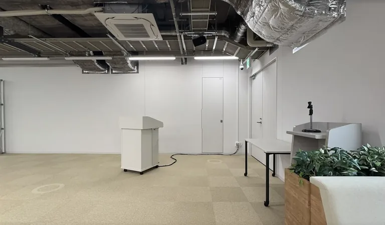 BOiCE インキュベーションスクエアの 3D バーチャルツアーから切り出した室内