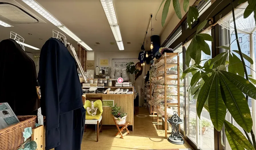 ふとん山﨑屋 東松山店の 3D バーチャルツアーから切り出した店内