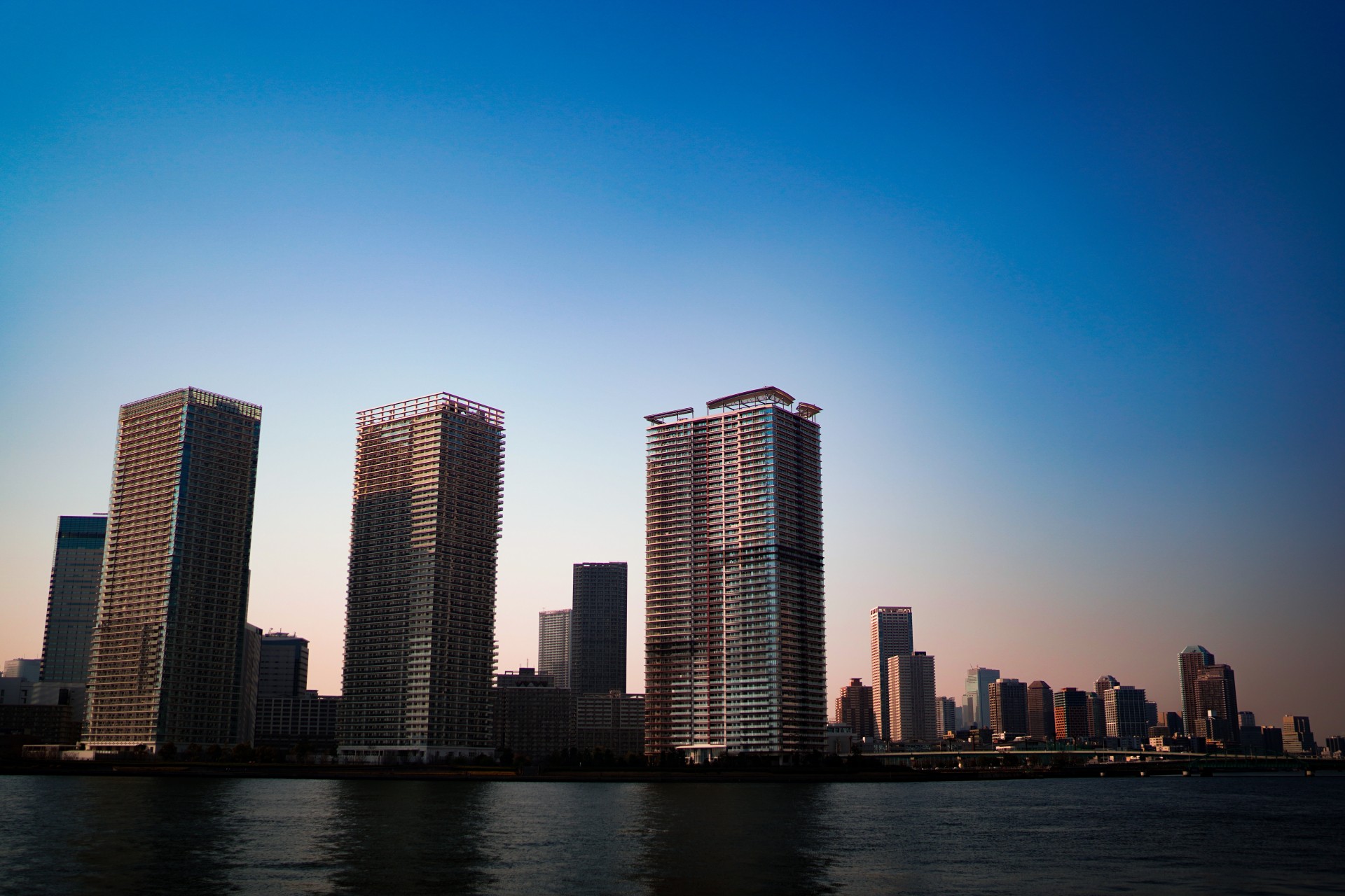 東京・豊洲のスカイライン